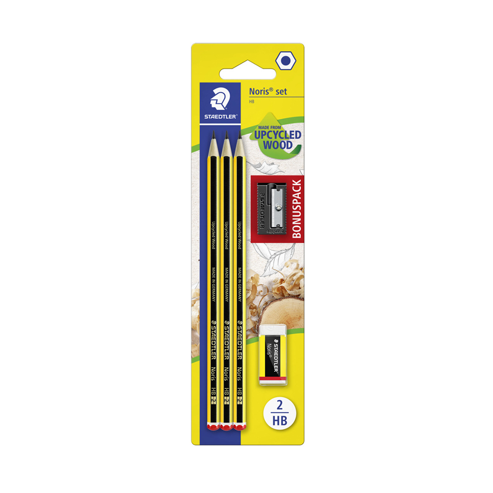 Staedtler Noris blyant HB 3 stk. - 100% Pefc
