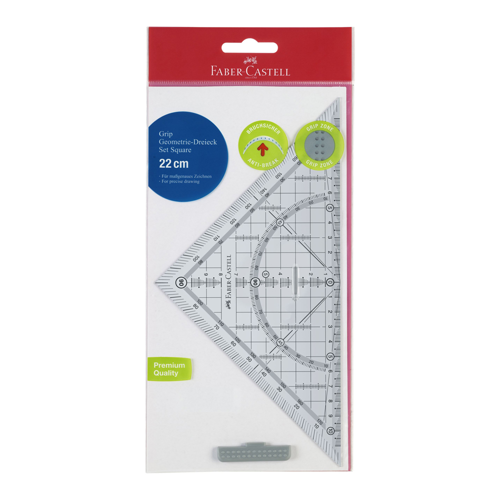 Faber-Castell Grip Geometritrekant 10 cm