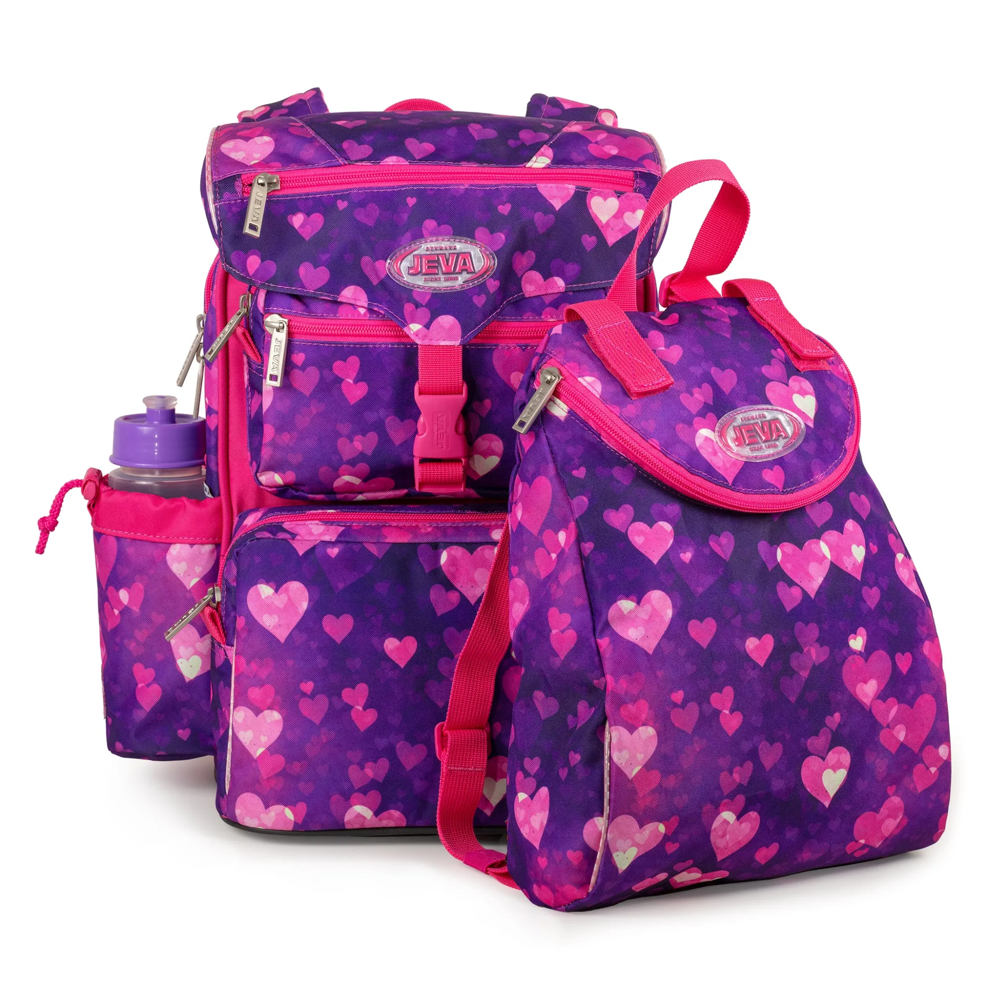 Hjerte skoletaske begynder