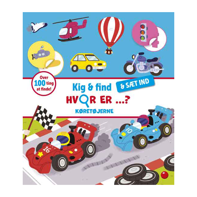 Kig & find – & sæt ind: Hvor er …køretøjerne?