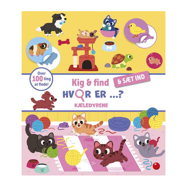 Kig & find – & sæt ind: Hvor er … kæledyrene?
