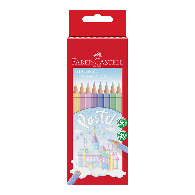 Faber-Castell Farveblyanter Pastel 10 ass.
