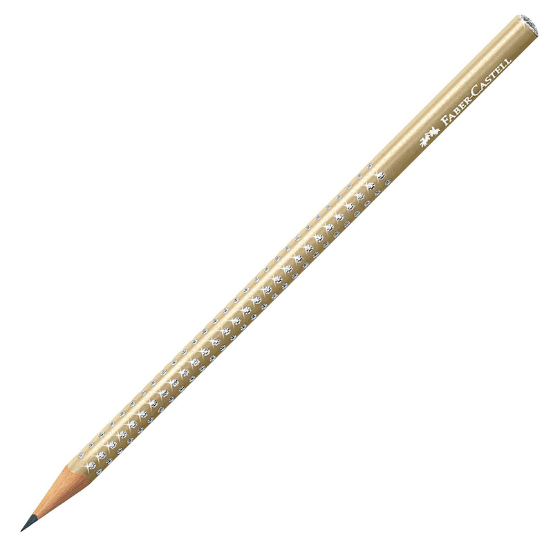 Faber-Castell Sparkle Blyant m/glitter (Gold)