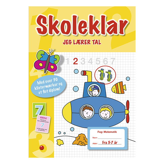Skoleklar: Jeg lærer tal