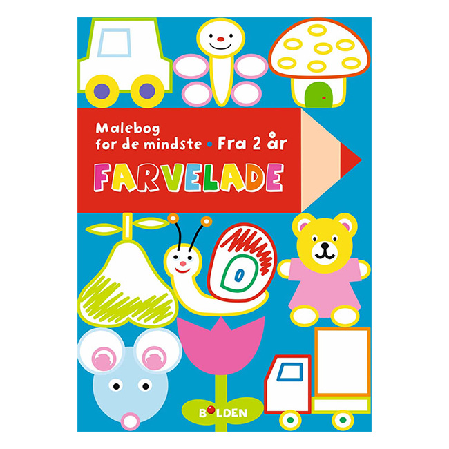 Farvelade – malebog for de mindste – fra 2 år