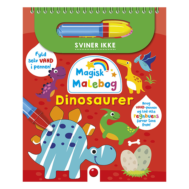 Magisk malebog: Dinosaurer