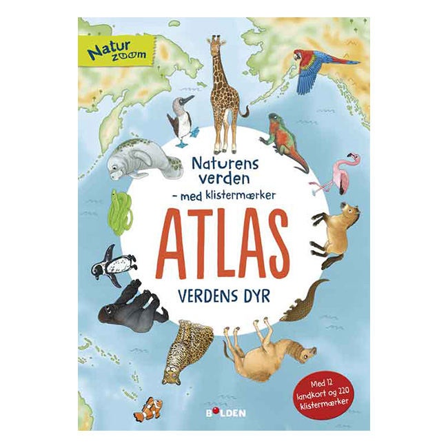 Natur Zoom: Atlas med stickers