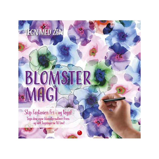 Tegn med zen: Blomstermagi (blå)