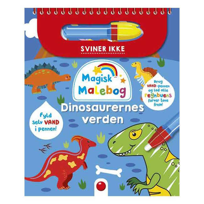 Magisk malebog: Dinosaurernes verden
